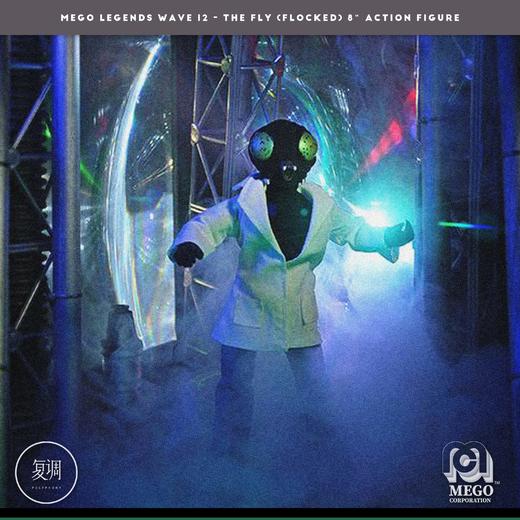 现货 Mego 变蝇人 植绒版 Flocked Fly 8英寸 可动 挂卡 商品图4