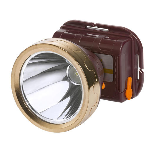 A6715头灯咖啡色+金色头5W-黄光 商品图0