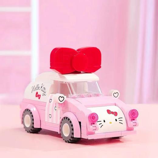 启梦积木K20805凯蒂猫迷你车 商品图1