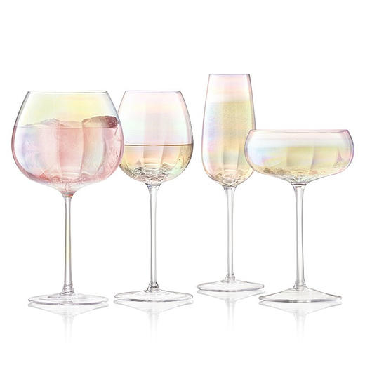 英国LSA 彩虹高脚杯 LSA Pearl红酒杯子香槟杯 渐变色玻璃葡萄酒杯醒酒器 商品图0