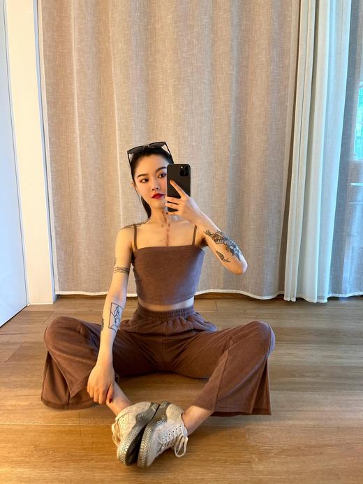 巧克力松茸薄毛巾运动套装 商品图2