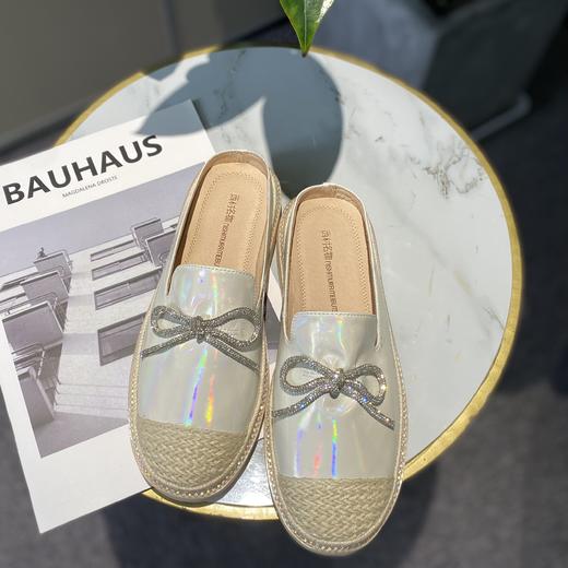 西村名物2021春夏新款编织休闲半拖凉鞋T21AH15571 商品图2