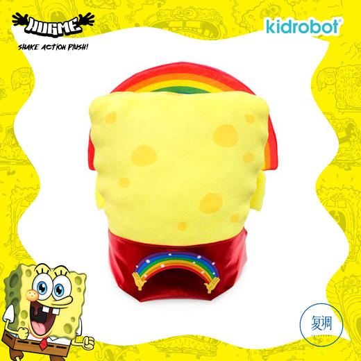 现货 Kidrobot 海绵宝宝 派大星毛绒玩具 抱枕 摆件 Hugme 16英寸 商品图2