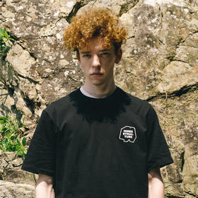 DAKYAM 波普风立体图形印花t恤男短袖潮牌体恤衫纯棉圆领夏季情侣