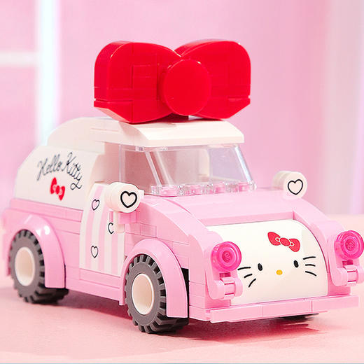 启梦积木K20805凯蒂猫迷你车 商品图2