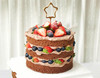 巧克力裸蛋糕｜草莓主题水果蛋糕 | 赠送仙女棒蜡烛1个 商品缩略图0