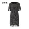 EITIE爱特爱夏季新款时尚舒适透气针织流苏直筒显瘦连衣裙女B2107740 商品缩略图4