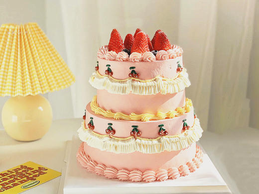 爱的许诺｜草莓主题鲜果蛋糕 商品图0