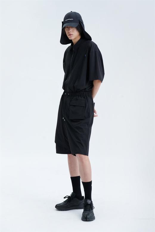 TERRAINCOGNITA新款轻薄速干尼龙短裤宽松休闲百搭双层刺绣休闲裤 商品图2