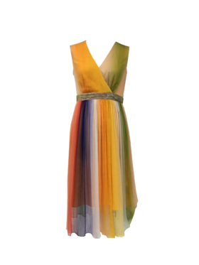 【伯妮斯茵】172S226--橙色连衣裙