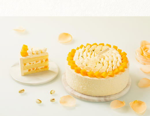 【清甜多汁】芒芒雪山蛋糕，香甜多汁新鲜芒果+细腻动物奶油（长沙ZJ） 商品图2