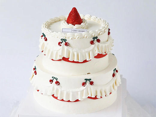 一支独秀｜简约手绘蛋糕 商品图0