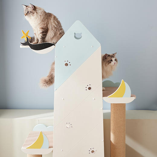 CatS猫家具 海边灯塔猫爬架 想去旅行系列 猫抓柱猫窝猫玩具 包邮 商品图2