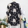 FOCALS福柯斯女装夏季新款桑蚕丝宽松休闲中长印花衬衫F2Y6S033BM 商品缩略图2