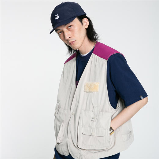 DAKYAM 2020SS Magical PICN System Vest复古拼接魔术多口袋马甲 商品图0