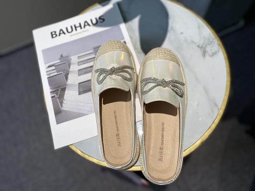 西村名物2021春夏新款编织休闲半拖凉鞋T21AH15571 商品图1