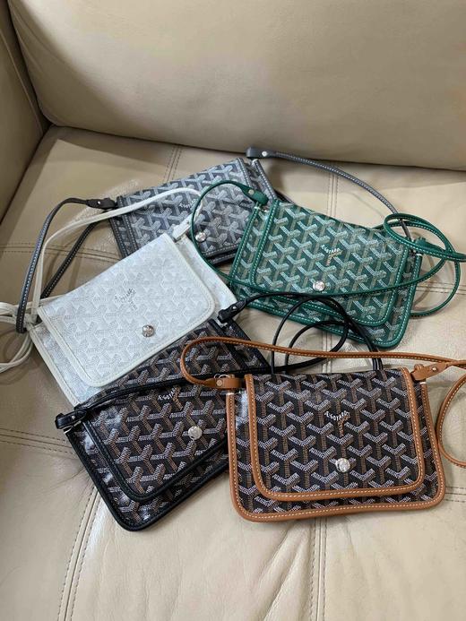 418-6 实用 免带购 狗牙 plumet三层风琴斜挎包 信封包 商品图3