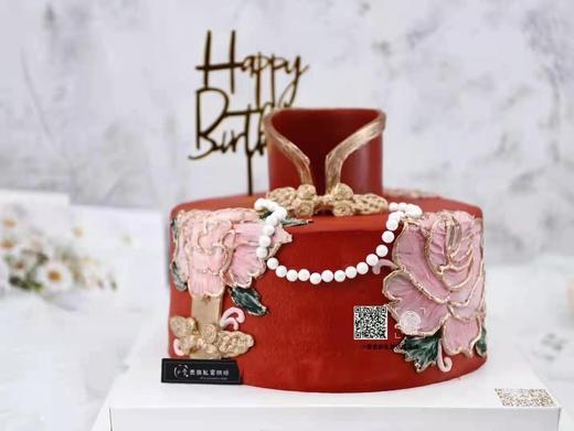 高定款-旗袍蛋糕，送女士，送妈妈（提前两天预定） 商品图0