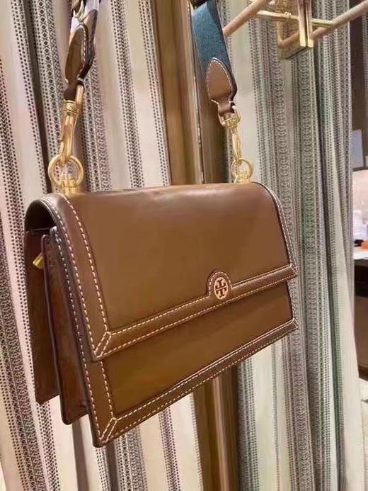 💰3380元直邮🇺🇸Tory Burch/TB Monogram新款焦糖色风琴包 商品图1