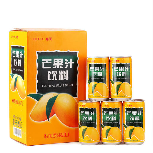 【番客精选】乐天芒果汁180ml*15 商品图0