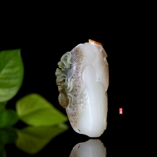 和田玉（羊脂白玉）籽料挂件--知遇 99.5g 商品图1