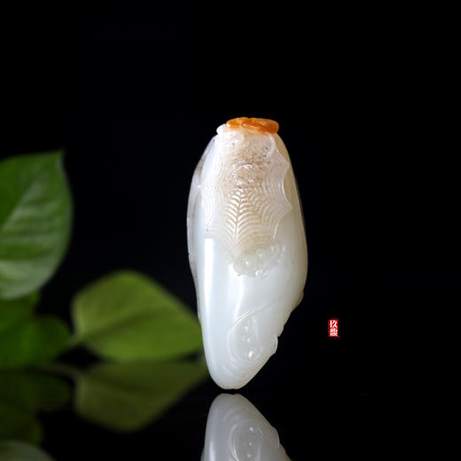 和田玉（羊脂白玉）籽料挂件--知遇 99.5g 商品图2
