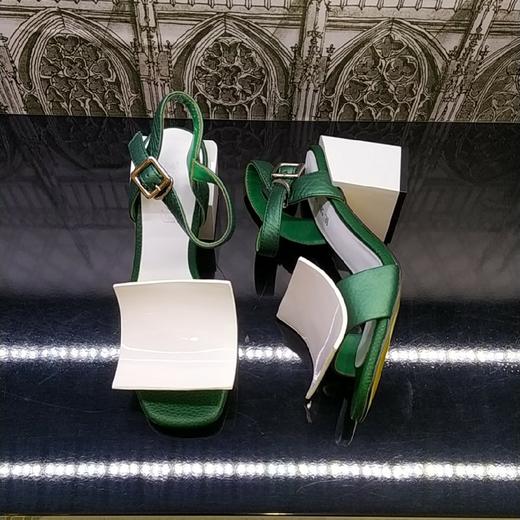 LFGJ 1129夏季设计师款粗跟凉鞋 商品图2