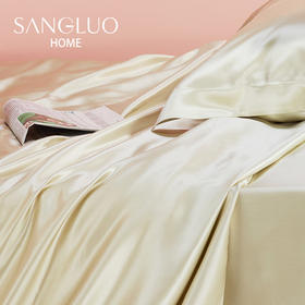 SANGLUO桑罗丝绵三件套桑蚕丝纬纱棉质AB面柔滑丝棉缎床上用品