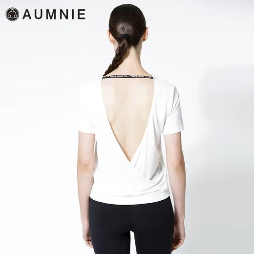 AUMNIE 露背交叉重叠T恤罩衫 / OPEN BACK WRAP TEE 商品图3