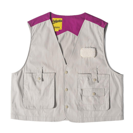 DAKYAM 2020SS Magical PICN System Vest复古拼接魔术多口袋马甲 商品图4