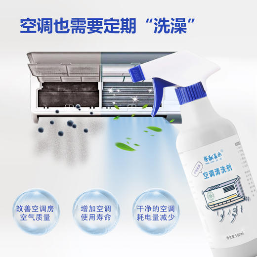 中性空调清洗剂（5瓶装+1个喷头）包邮 商品图3