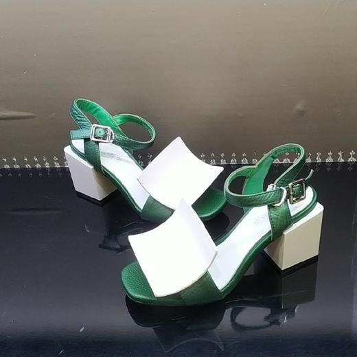 LFGJ 1129夏季设计师款粗跟凉鞋 商品图5