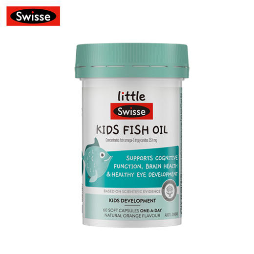 Swisse儿童脑部健康DHA鱼油胶囊60粒 商品图2