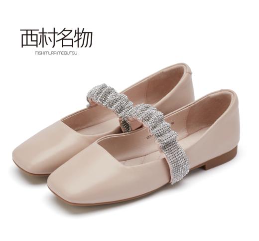 西村名物2021秋季新款满钻舒适单鞋X21CE33241 商品图2
