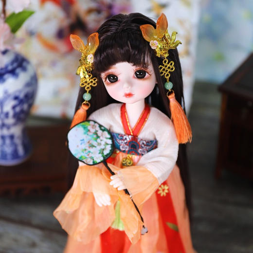 德必胜娃娃小天使系列小锦鲤DF91102关节可动改装换装洋娃娃套装女娃玩具 商品图4