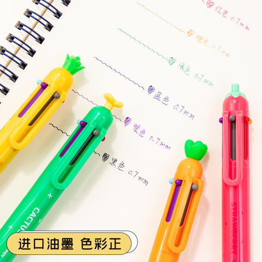 一正仙人掌6色手帐笔5591 商品图3