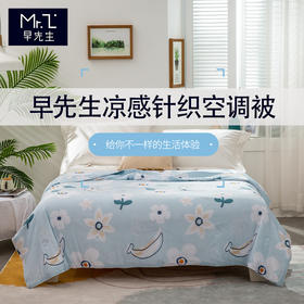 早先生 · 针织空调被-蓝甜梦