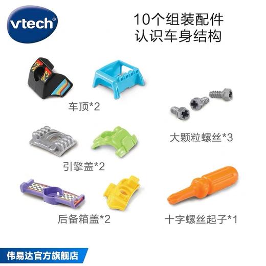 伟易达改装运输车动手可拆卸益智玩具 商品图2