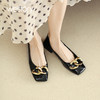 westory女鞋2021夏季新款浅口方头软底一脚蹬乐福单鞋S21CE70821 商品缩略图2