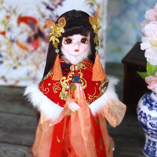 德必胜娃娃小天使系列小锦鲤DF91102关节可动改装换装洋娃娃套装女娃玩具 商品图5