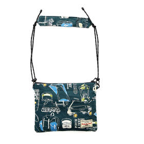 HUJI祤集大号信封斜挎包插画露营camping