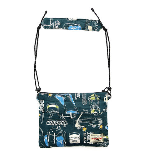 HUJI祤集大号信封斜挎包插画露营camping 商品图0