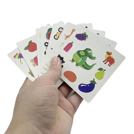 【疯狂对对碰卡片】儿童专注力逻辑思维训练玩具卡片欢乐桌游脑力游戏纸牌男女孩小学生幼儿园宝宝早教益智玩具卡牌 商品图5