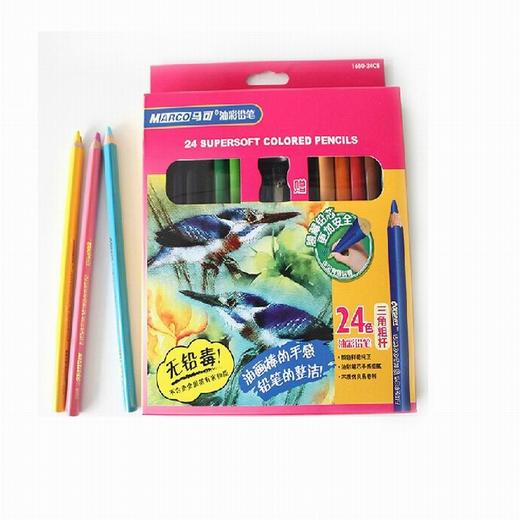 马可超软油彩铅笔24色/D1650-24CB-PR 商品图1