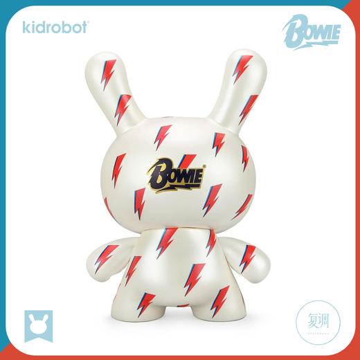 现货 Kidrobot 大卫·鲍伊 David Bowie Dunny 闪电 8寸 潮玩 摆件 限定 商品图4
