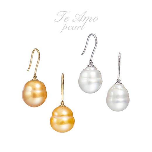 【福禄】系列南洋珠耳钩 商品图0