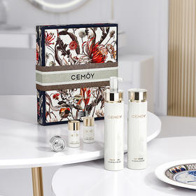 CEMOY/cemoy 澳洲水乳 LUMEN白金流明水乳套盒套装 爽肤水精华乳液5D通透保湿修护