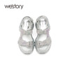 westory女鞋2021夏季新款休闲时尚凉鞋W21BG60961 商品缩略图3