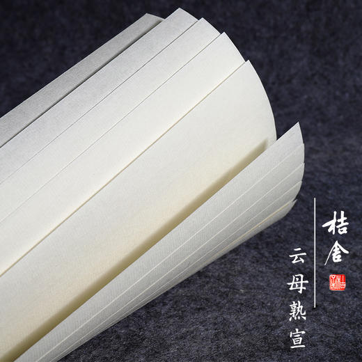 手工熟宣纸桔舍棉料云母书法专用纸国画作品纸毛笔练习书法练字纸四尺整张三开对开六尺云母矾宣工笔画初学者 商品图2