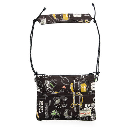 HUJI祤集大号信封斜挎包插画露营camping 商品图2